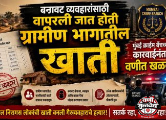 ग्रामीण भागात पसरले आहे बनावटी बँक खात्याचे जाळे