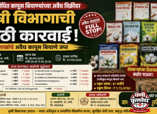 घरातच सुरू होता प्रतिबंधित बियाण्यांचा काळाबाजार