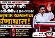 गुन्हेगारी आणि आरसीसीपीएल प्रकरणावर राजू उंबरकरांचा घणाघात